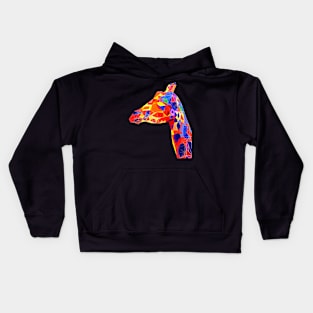 Giraffe portrait Kids Hoodie